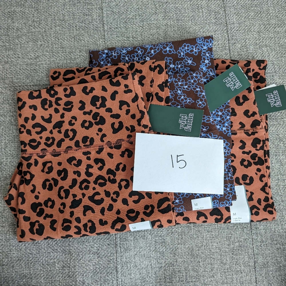 Lot of 3 Wild Fable Leggings size Medium